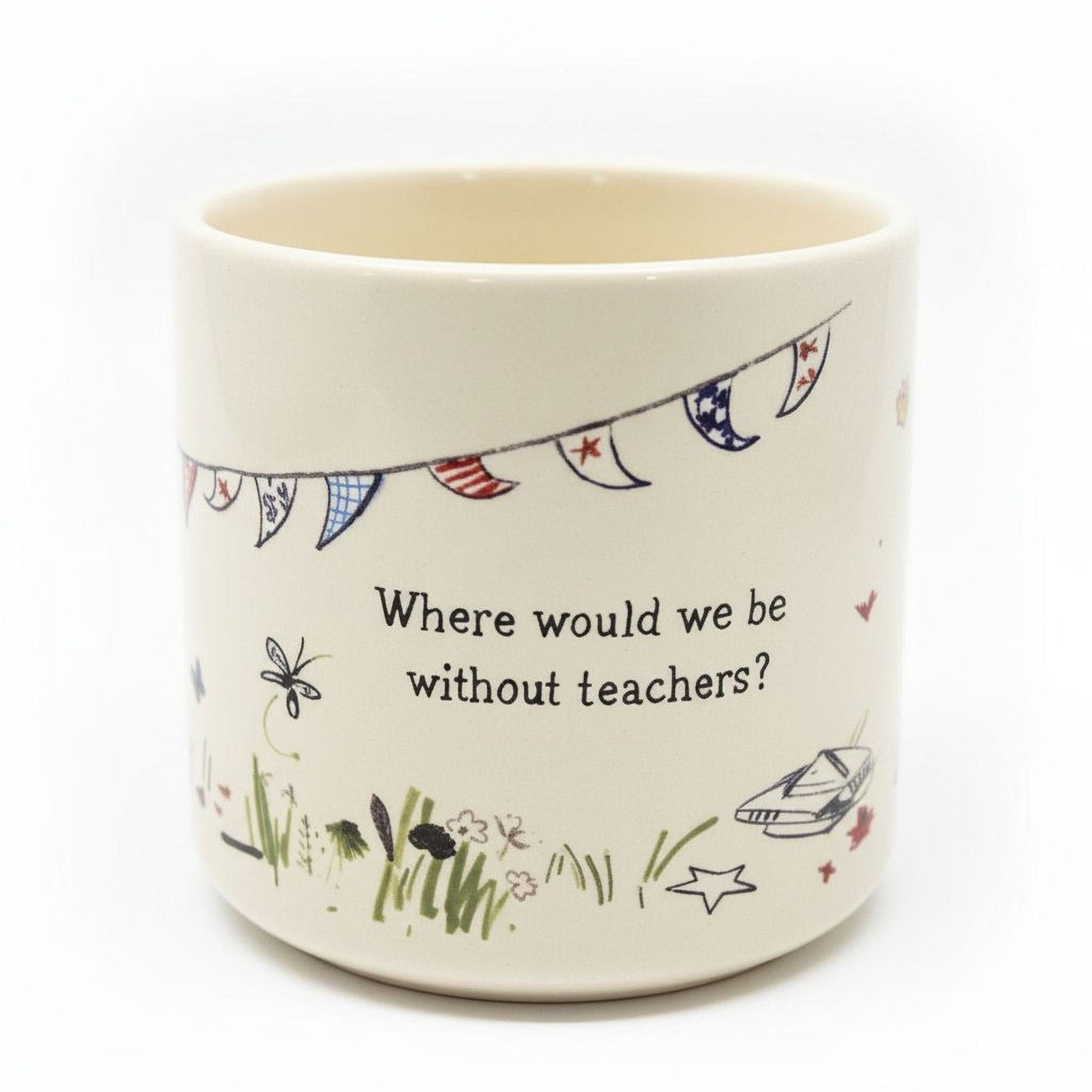 Teacher Appreciation Mug - Durable Ceramic Stoneware Drinkware 16 Ounce Coffee Cup