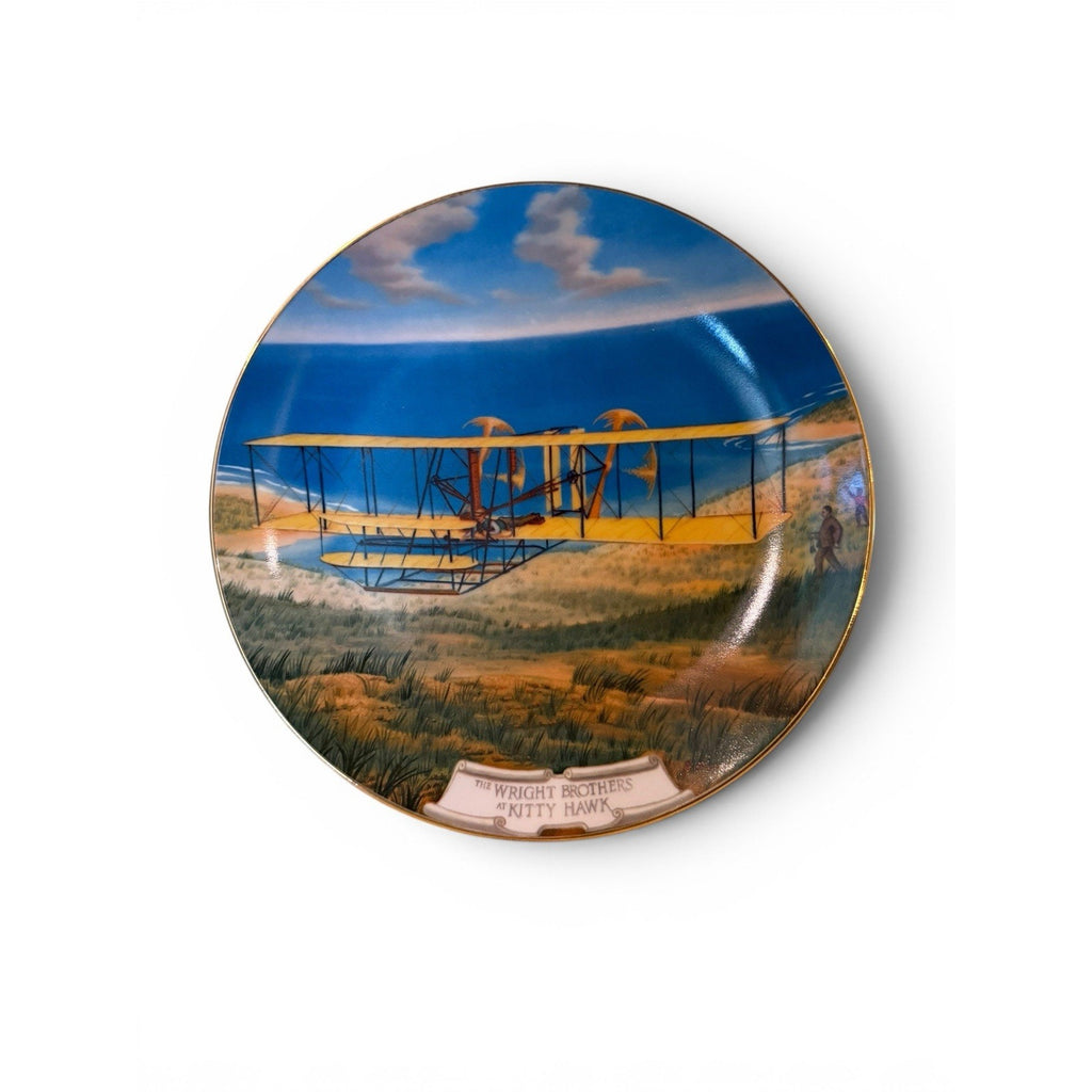 Porcelaine Etienne Ghent Wright Brothers Aviation Limited Edition Plate