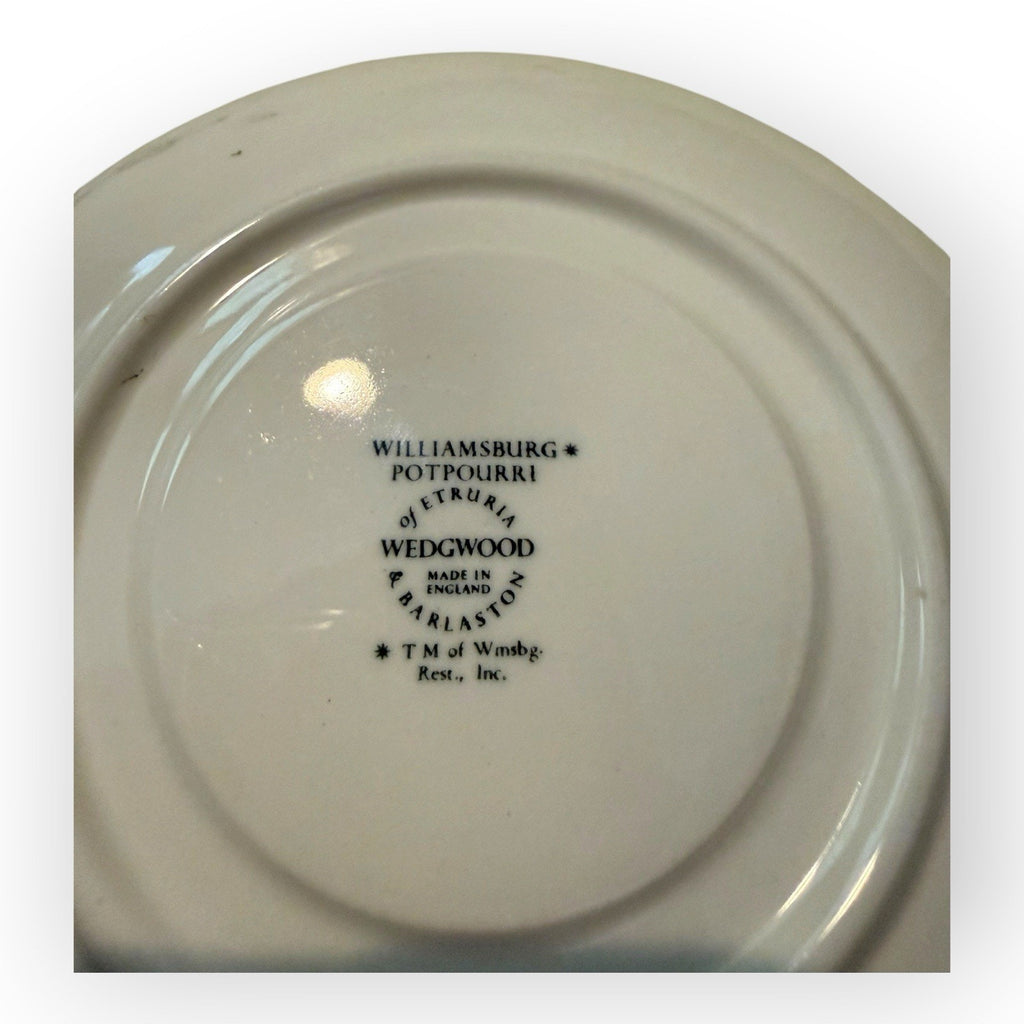 Wedgwood Williamsburg Potpourri Replacement Saucer