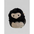 Squishmallow Black Gray Ape Gorilla Fuzzy Hair Plush Stuffed Animal Toy 8" EUC