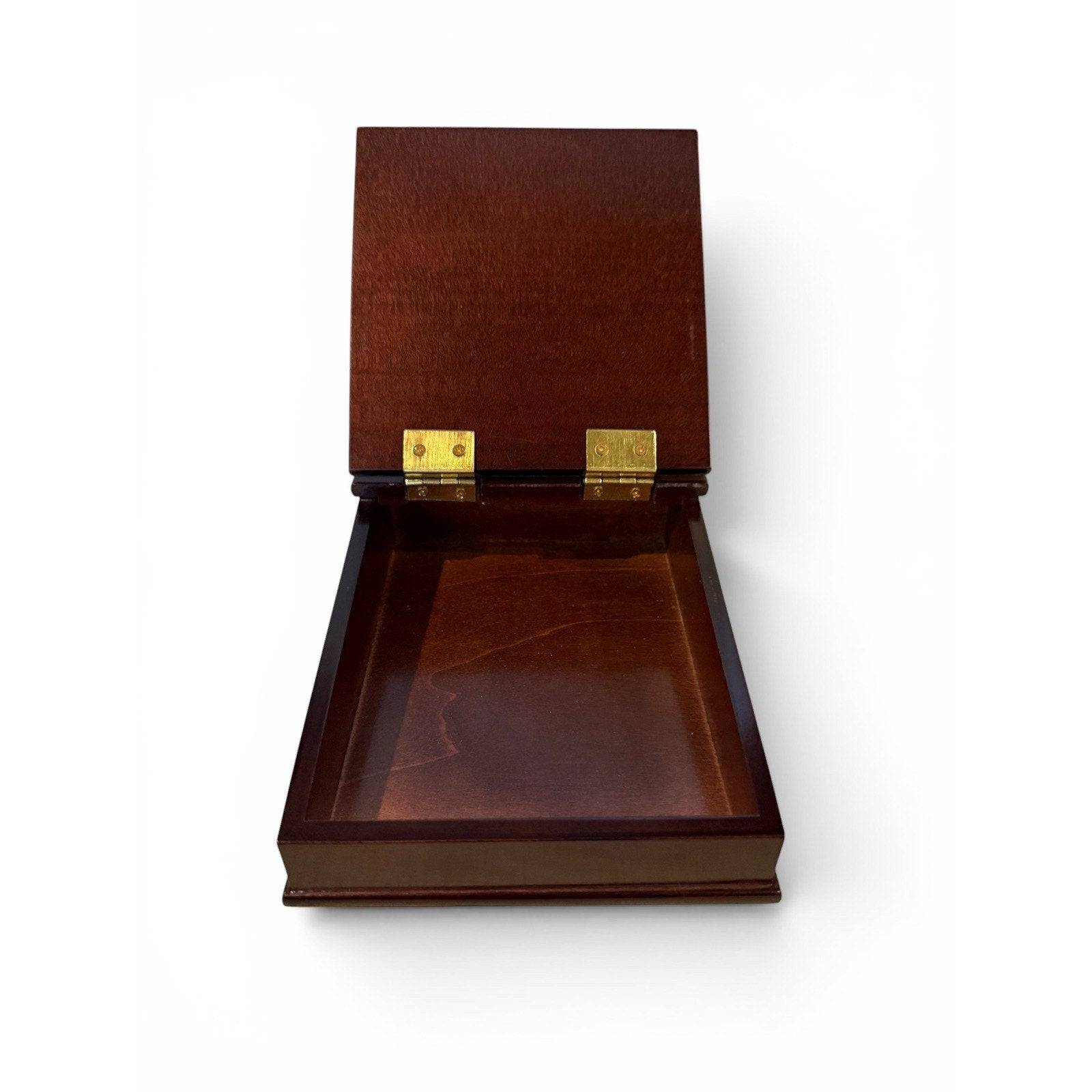 THE BOMBAY COMPANY Slant-Top Cherry Box 5 X 7" Storage Taiwan 1992