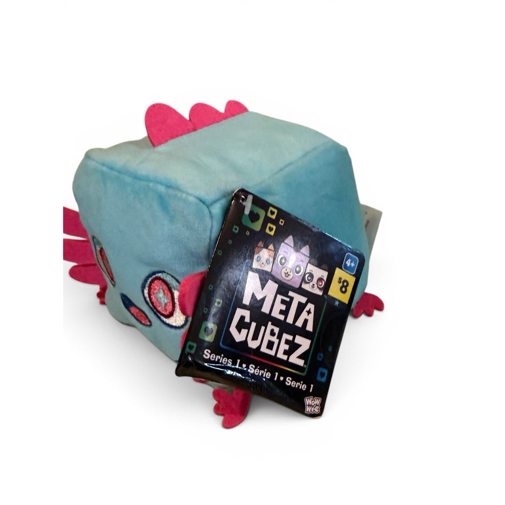 WowWee MetaCubez Series 1 Small Leopard And Axolotl Stuffed Animal