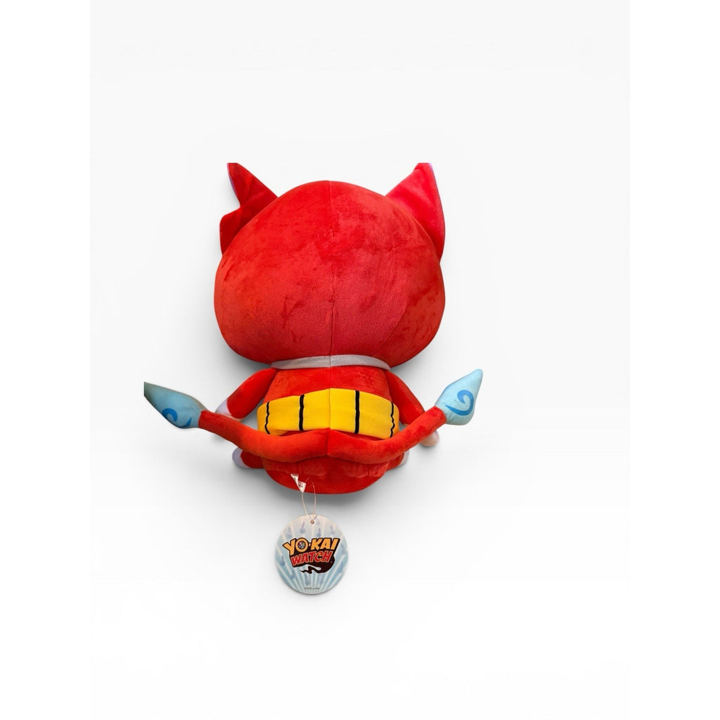 Yokai Yo-kai Watch Jibanyan Large Jumbo 15" Plush Stuffed Animal RETIRED Red HTF