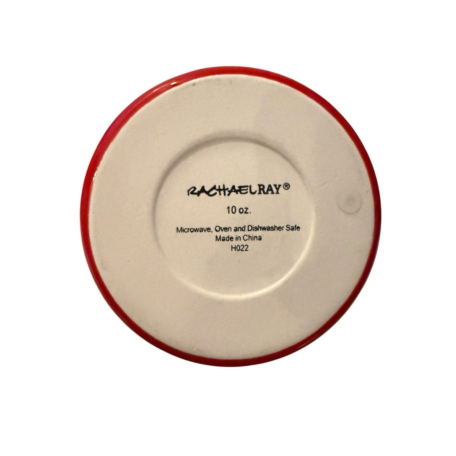 Rachael Ray 10 oz Red Stoneware Ramekins Set of 4 Mini Bakers Oven Safe