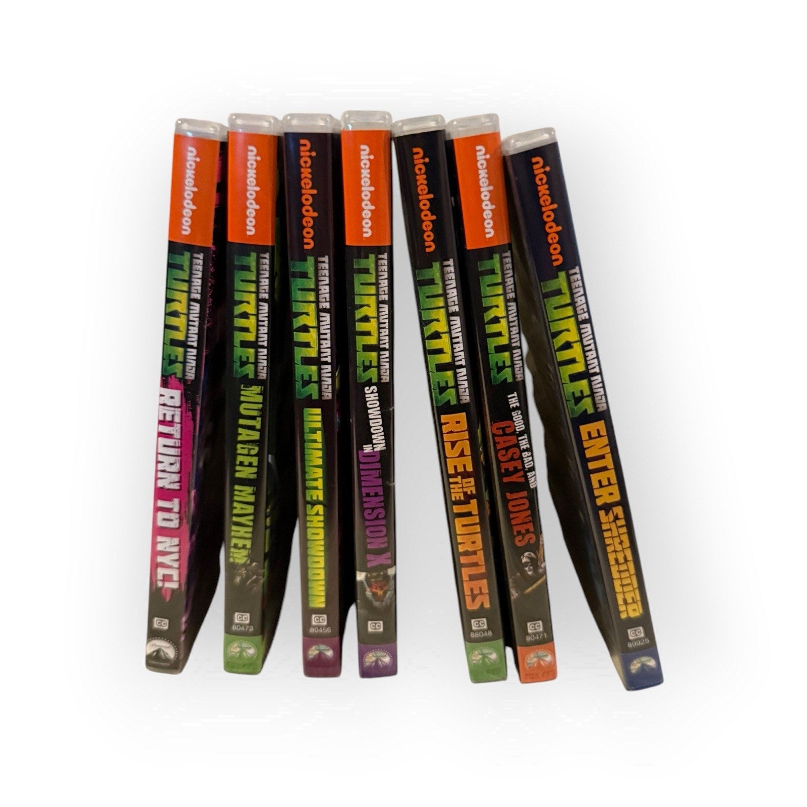 Lot of 7Teenage Mutant Ninja Turtles DVDs Nickelodeon TMNT
