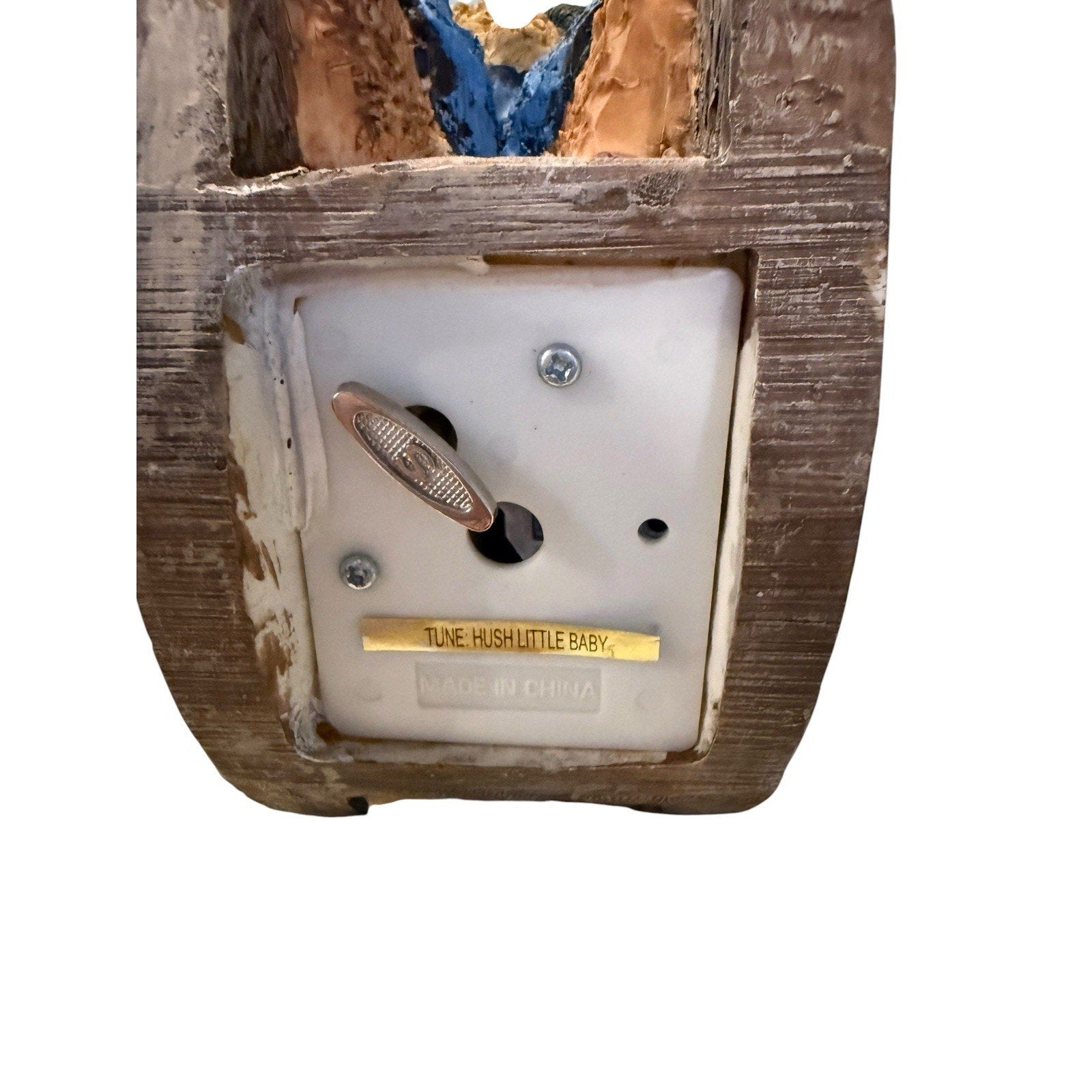 Boyds Bears Grandpa Bear & Baby Bear Music Box Rocking Chair Hush Little Baby