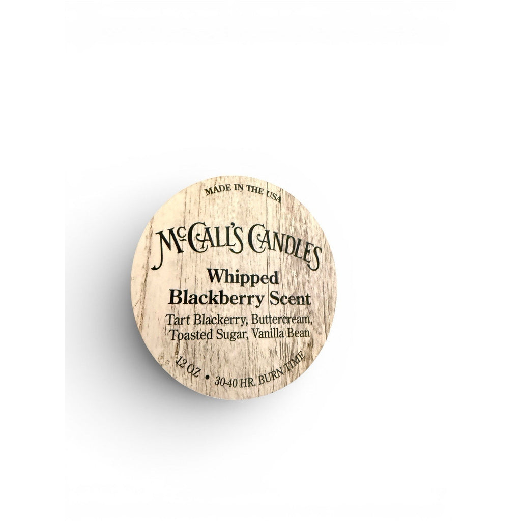McCall’s Cow Print Wooden Bread Bowl Candle, Country Store Scent, Farmhouse