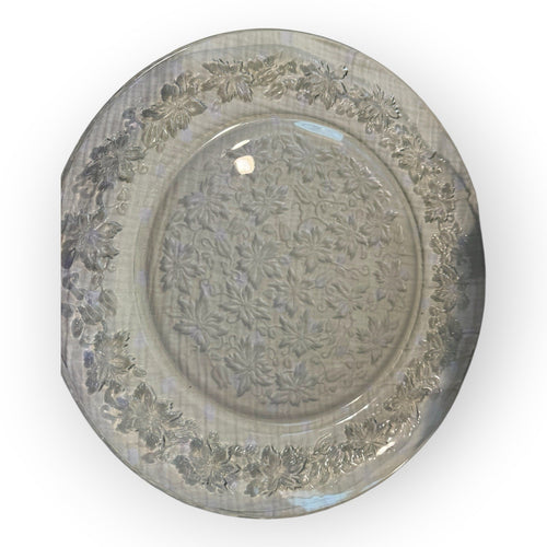 Beautiful Princess House Fantasia 13" Glass Platter Dish