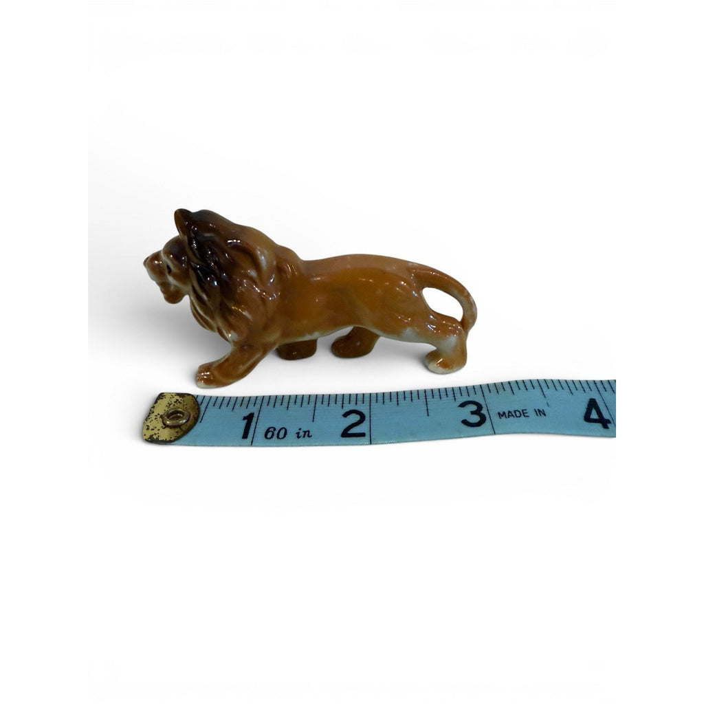 Vintage miniature Porcelain Ceramic Lion Japan