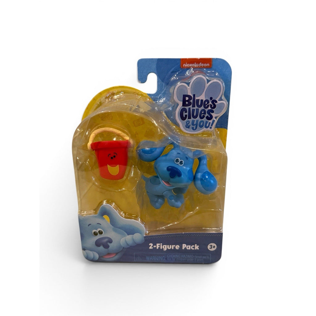 NIB Blue’s Clues & You 2‑Figure Pack Blue + Pail Nickelodeon Just Play 2020