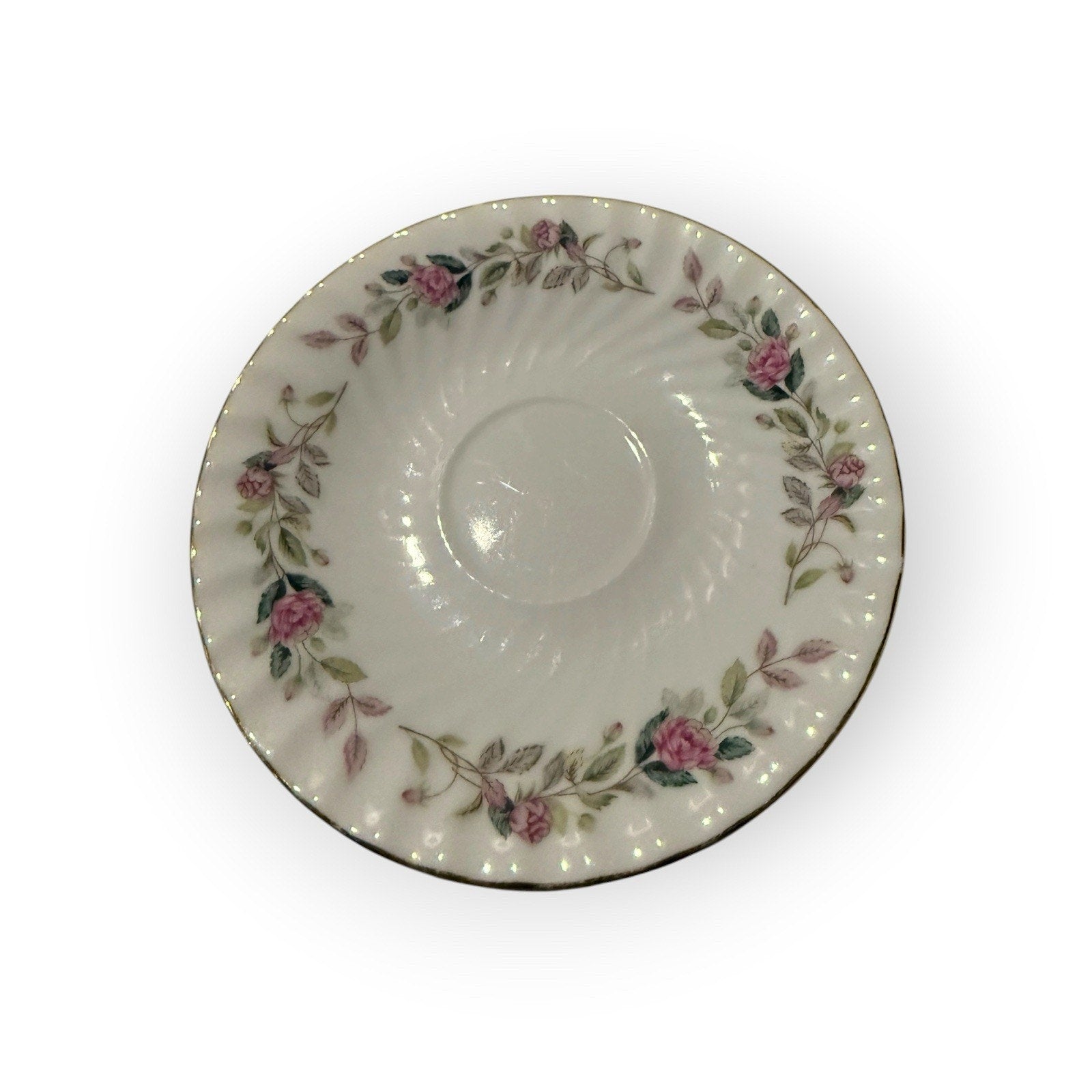 Regency Rose Saucer by CREATIVE Fine China JAPAN VTG FLORAL