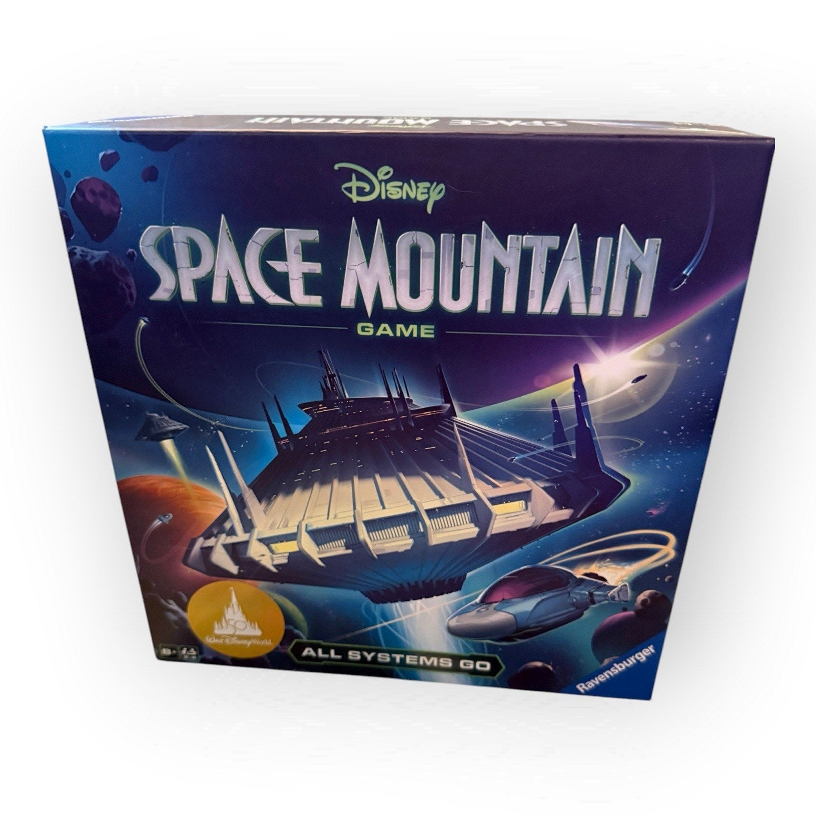 Space Mountain Galaxy Board Game Ages 8+ 2-4 Players