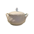 Sheffield Bone White Swirl Replacement China Covered Vegetable Bowl
