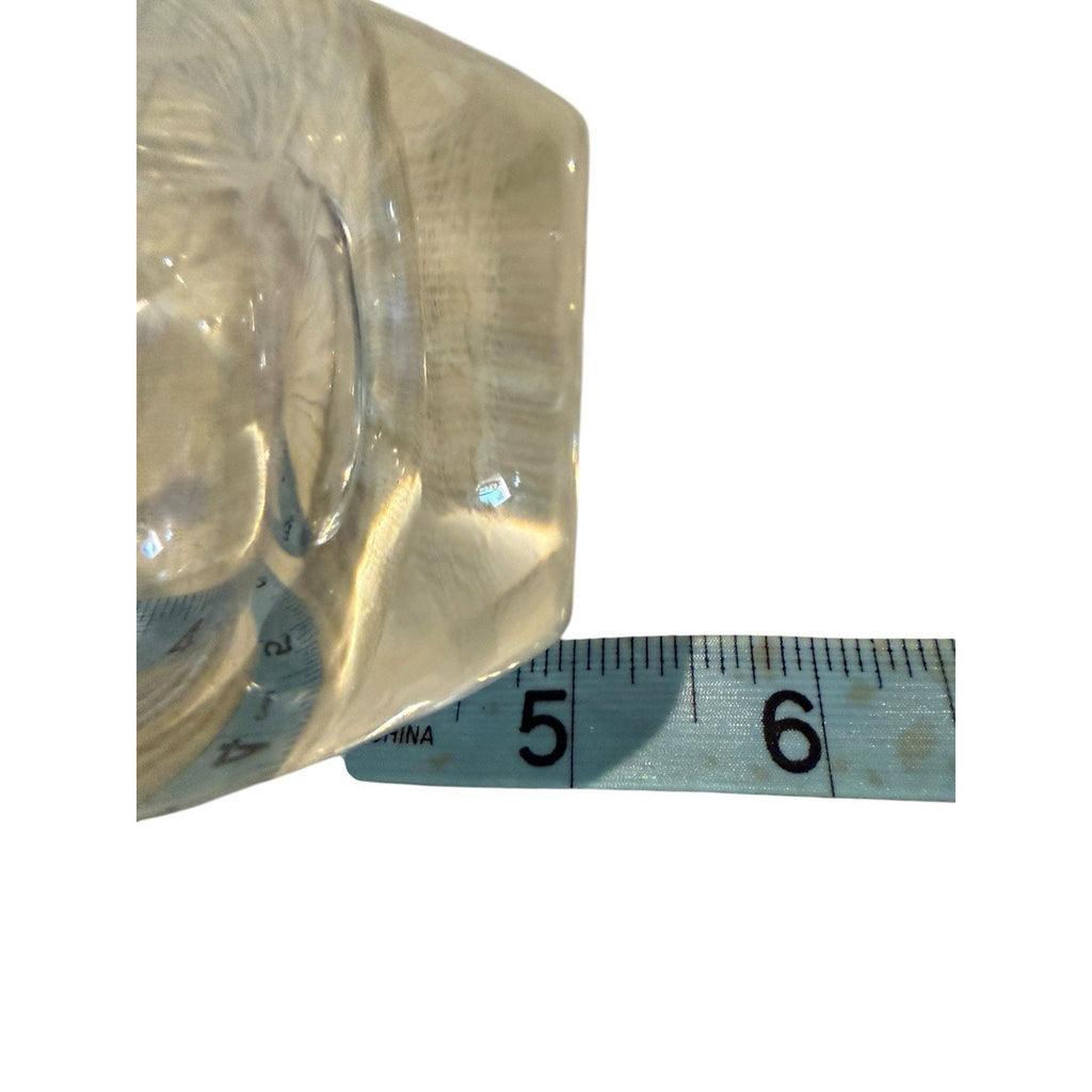 Antique Vintage Sweden Glass Mary Gregory Etched Boy Heavy Quality Glass Vase