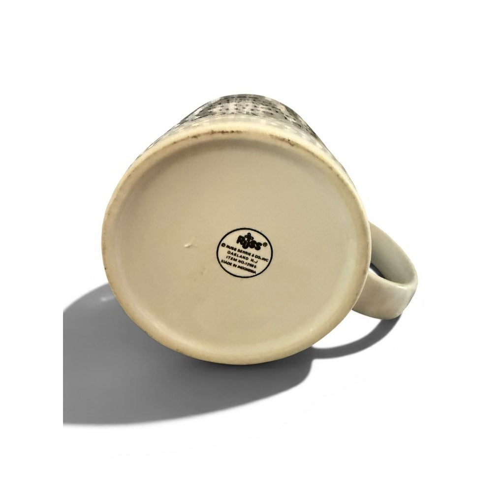 Russ Vintage Ceramic Mug with Cartoon Design