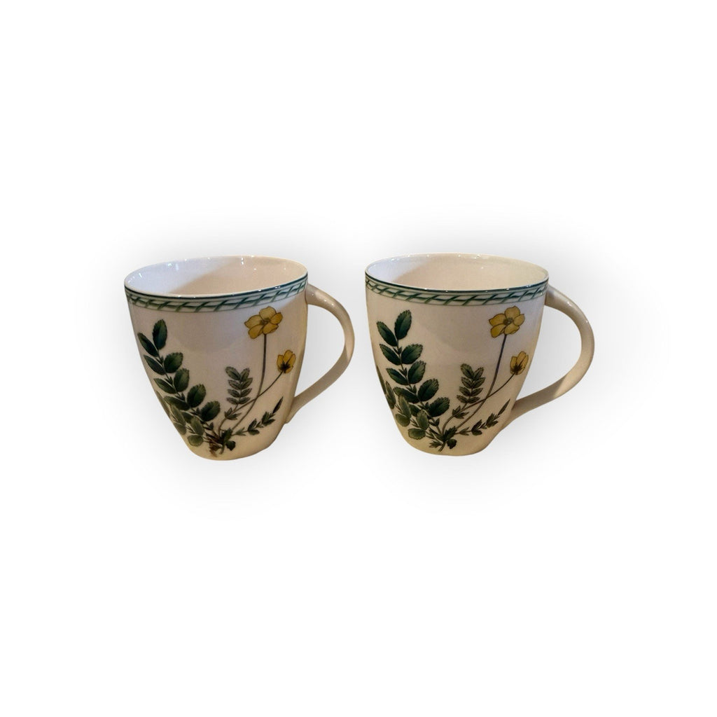 Set Of 2 MIKASA ULTIMA+ Super Strong Fine China GARDEN GALLERY Cups
