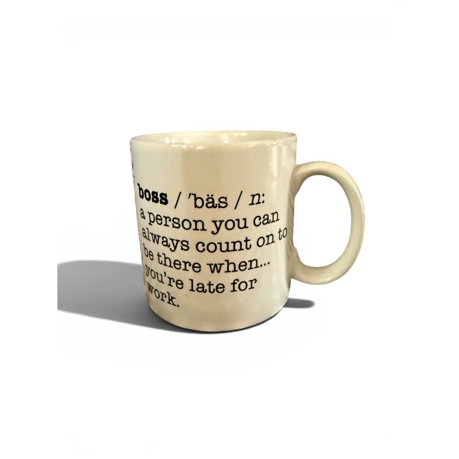 Russ Vintage Ceramic Mug with Cartoon Design
