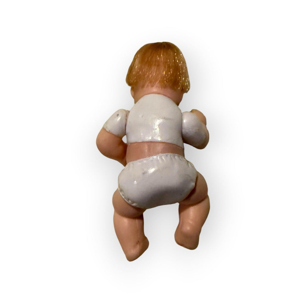 Tiny Blessings Michael Doll Bandai 1987 Blonde Hair Duck Shirt Diaper