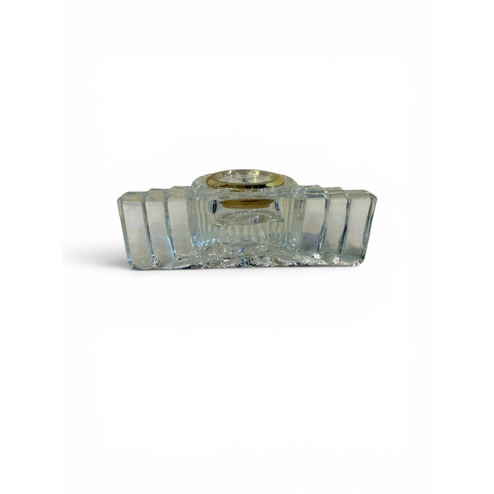 One World Crystal Mini Mantel Clock – Quartz Movement