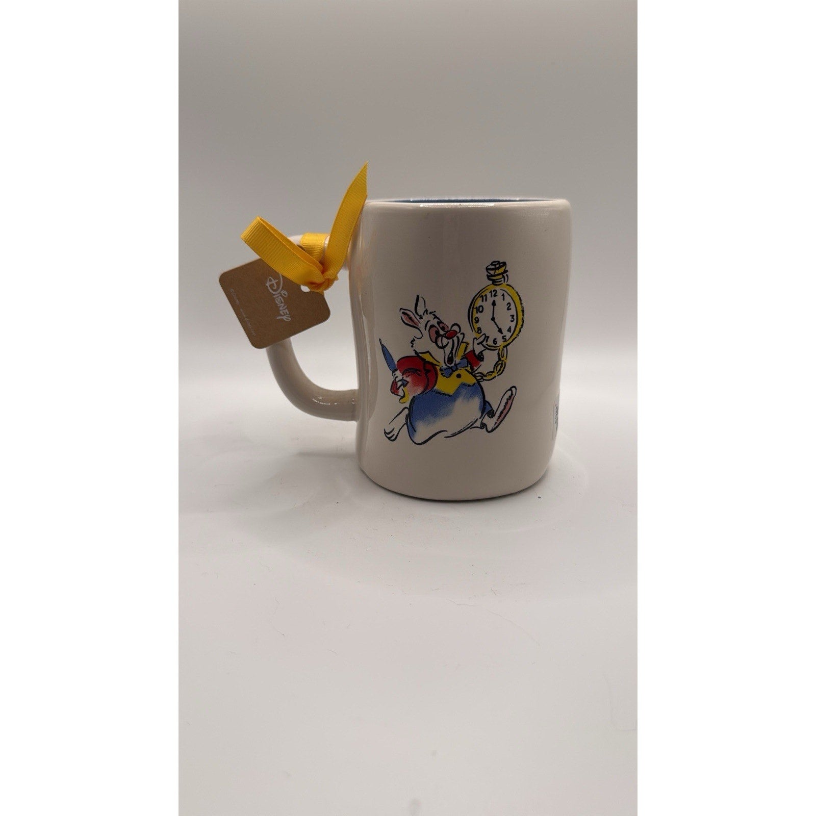 Rae Dunn "I'm Late! I'm Late!" Disney Mug - Artisan Collection -Alice In Wonder