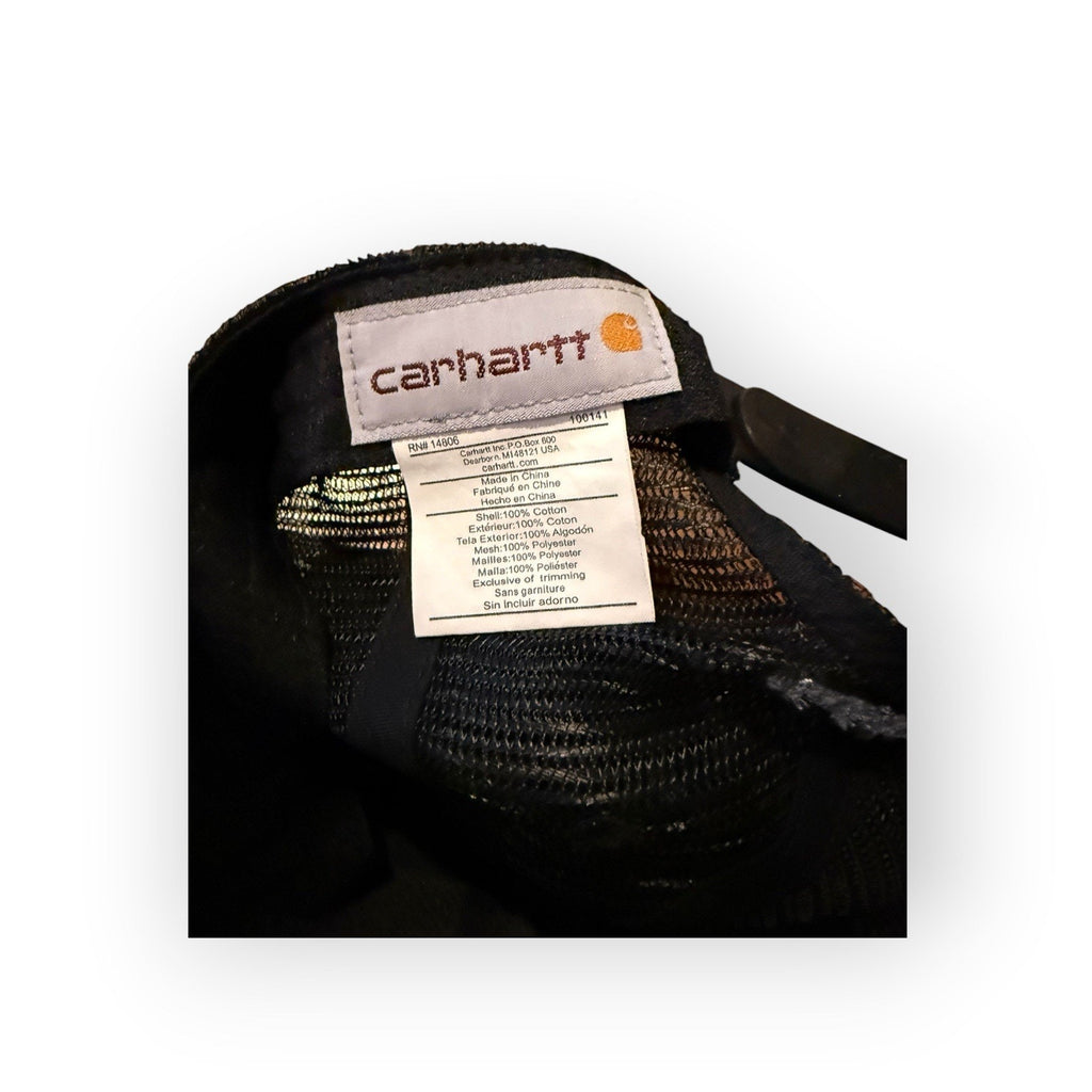 Carthartt black snap Logo At Front One Size Fits All