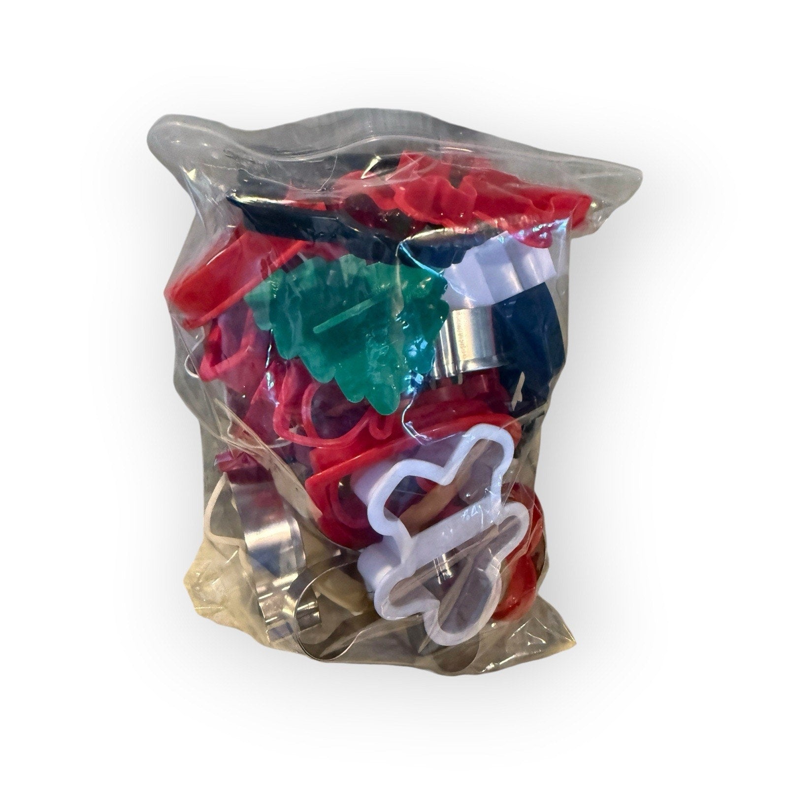 2 x Large Bags Plastic Halloween- Christmas- Valentine- Easter- Cookie Cutters