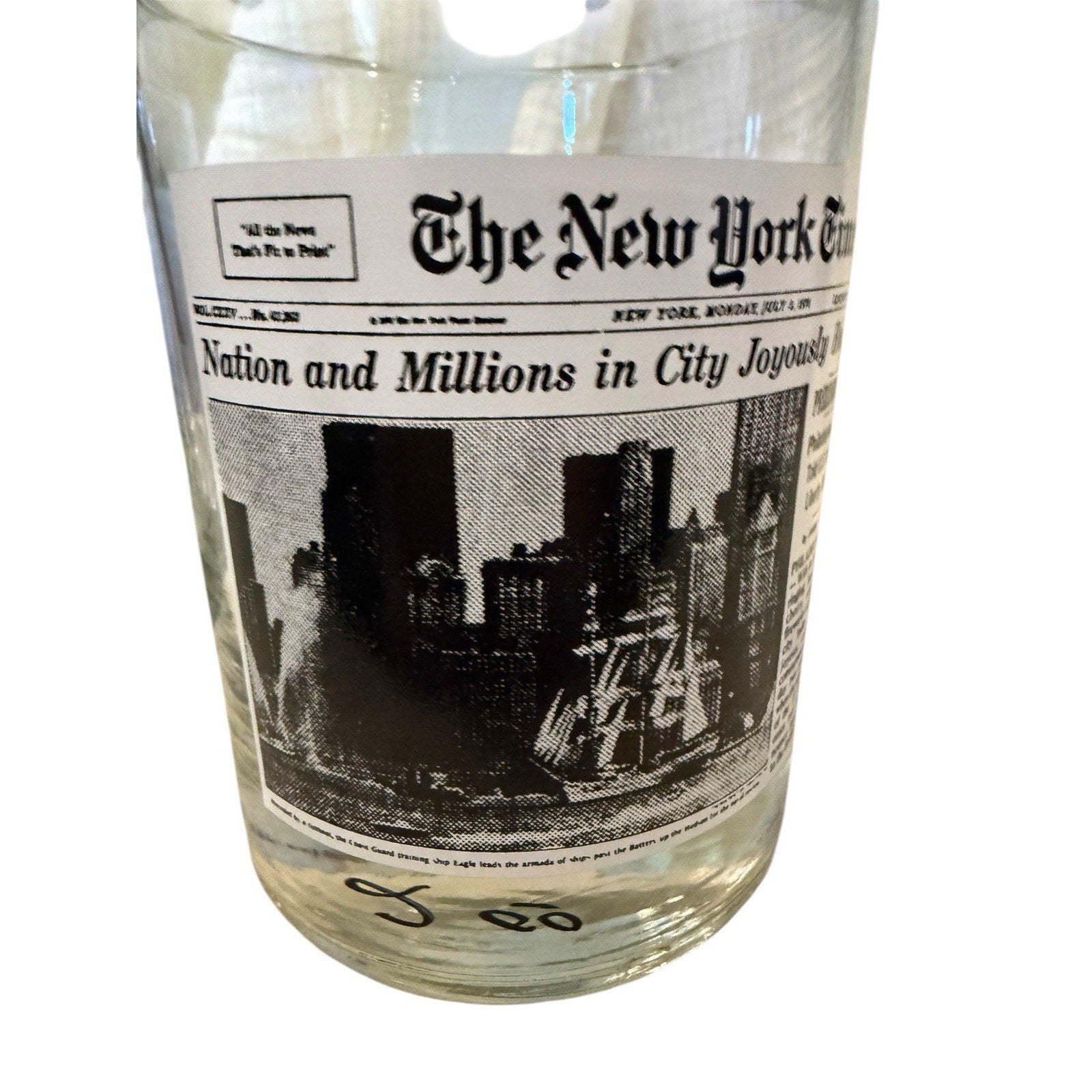 Wendy's New York Times Olympic Columbia Bicentennial Glass Limited Edition Lot 3