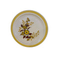 Royal China Company Yellow Flower 10.5 Inch Abstract Flower Plate Home Decor