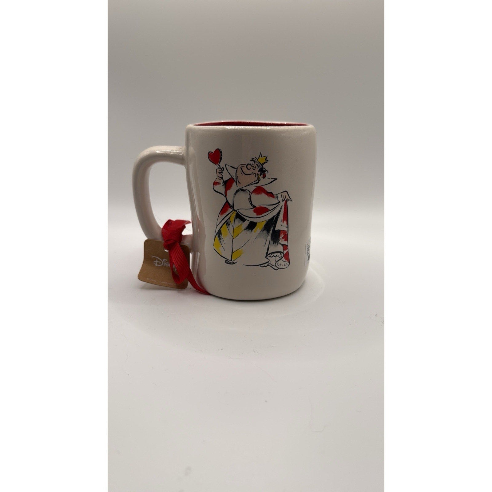 Rae Dunn Disney Alice In Wonderland QUEEN OF HEARTS Double-Sided Mug NEW