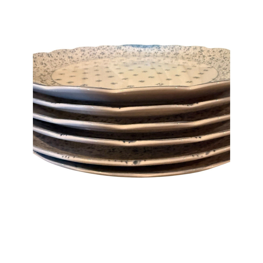 Set Of 6: Nikko Forget-Me-Not Plates 480172