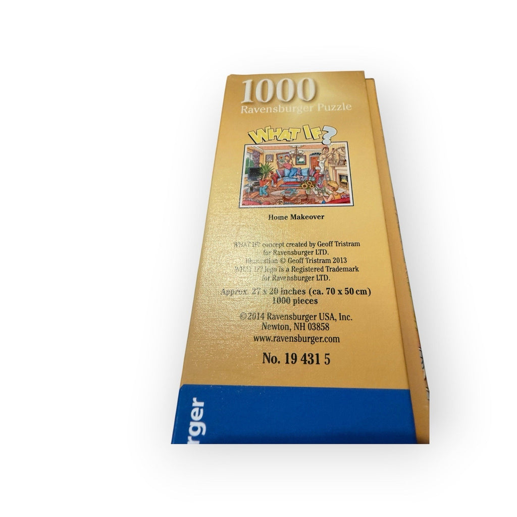 Ravensburger What If? Puzzle No. 3 Home Makeover, Adult owned.