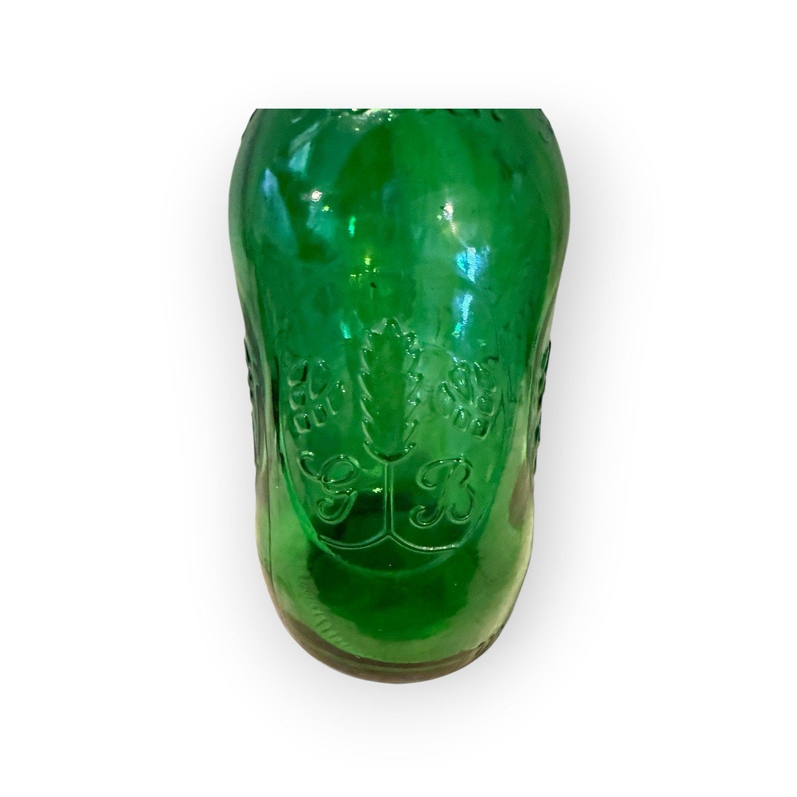 Vintage Grolsch Beer EZ Cap Emerald Green Glass Bottle