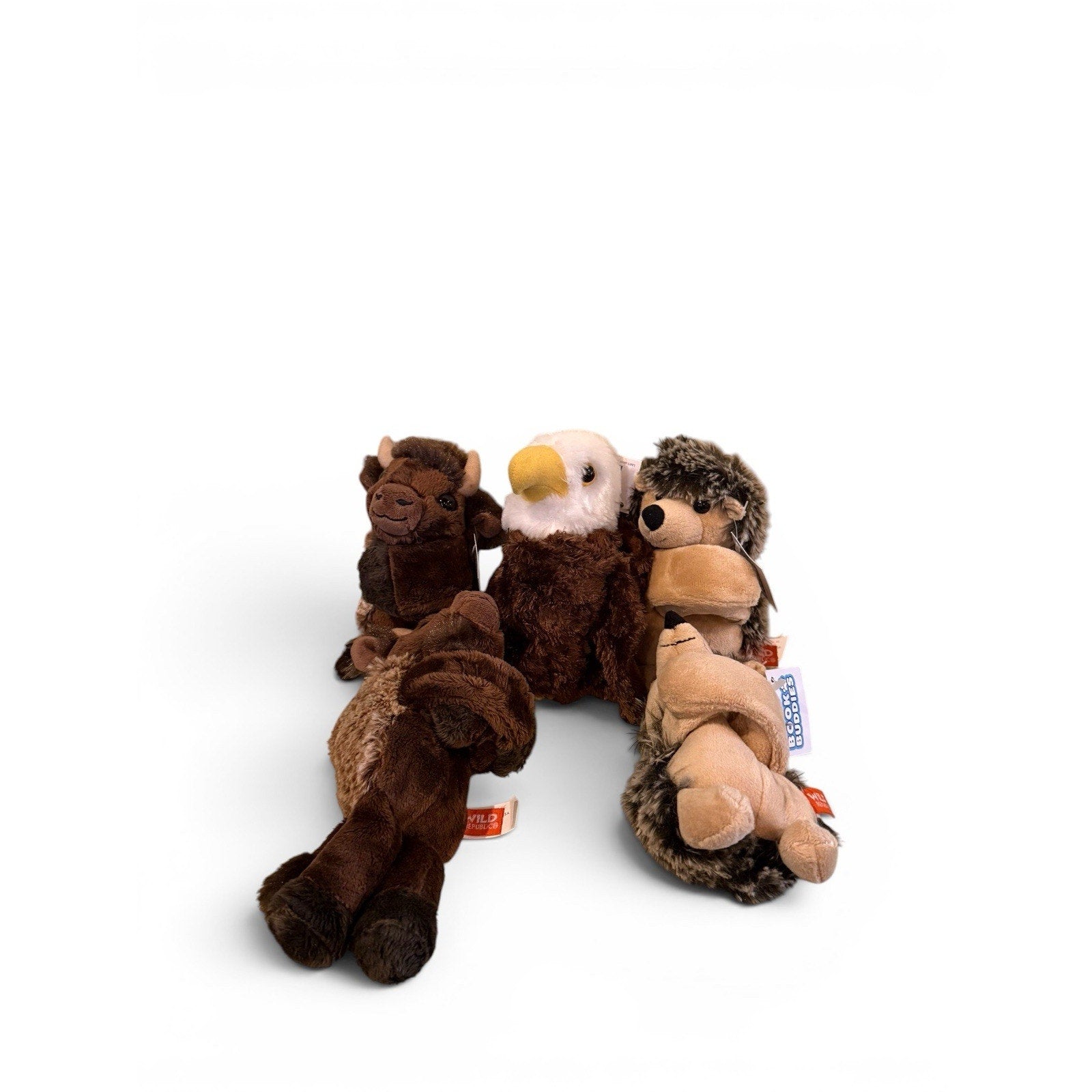 Wild Republic Lot Of 5 Plush Wrist Huggers