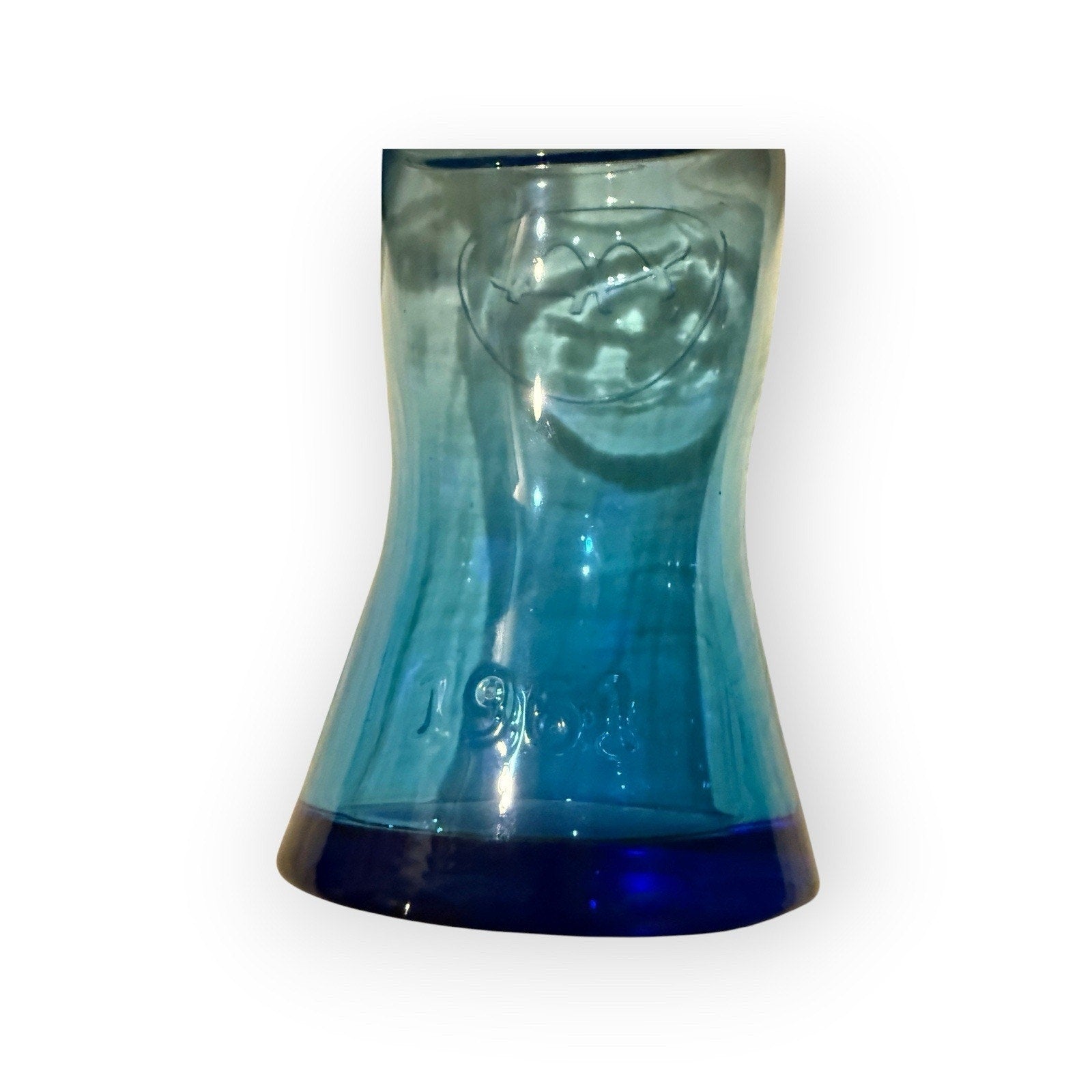 McDonalds Set of 2 Blue Vintage Retro Glasses from 1961