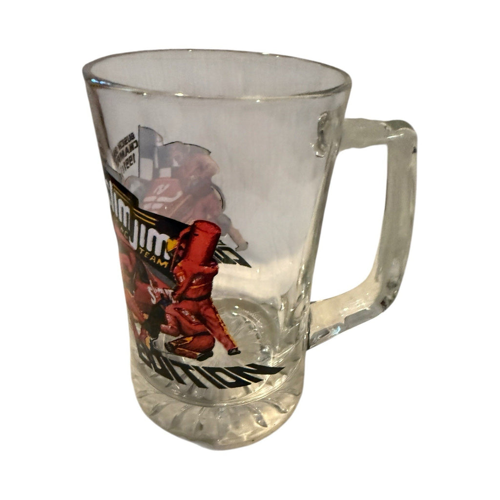 Vintage 1996 Slim Jim racing Collectors Mug Glass Limited Edition NASCAR