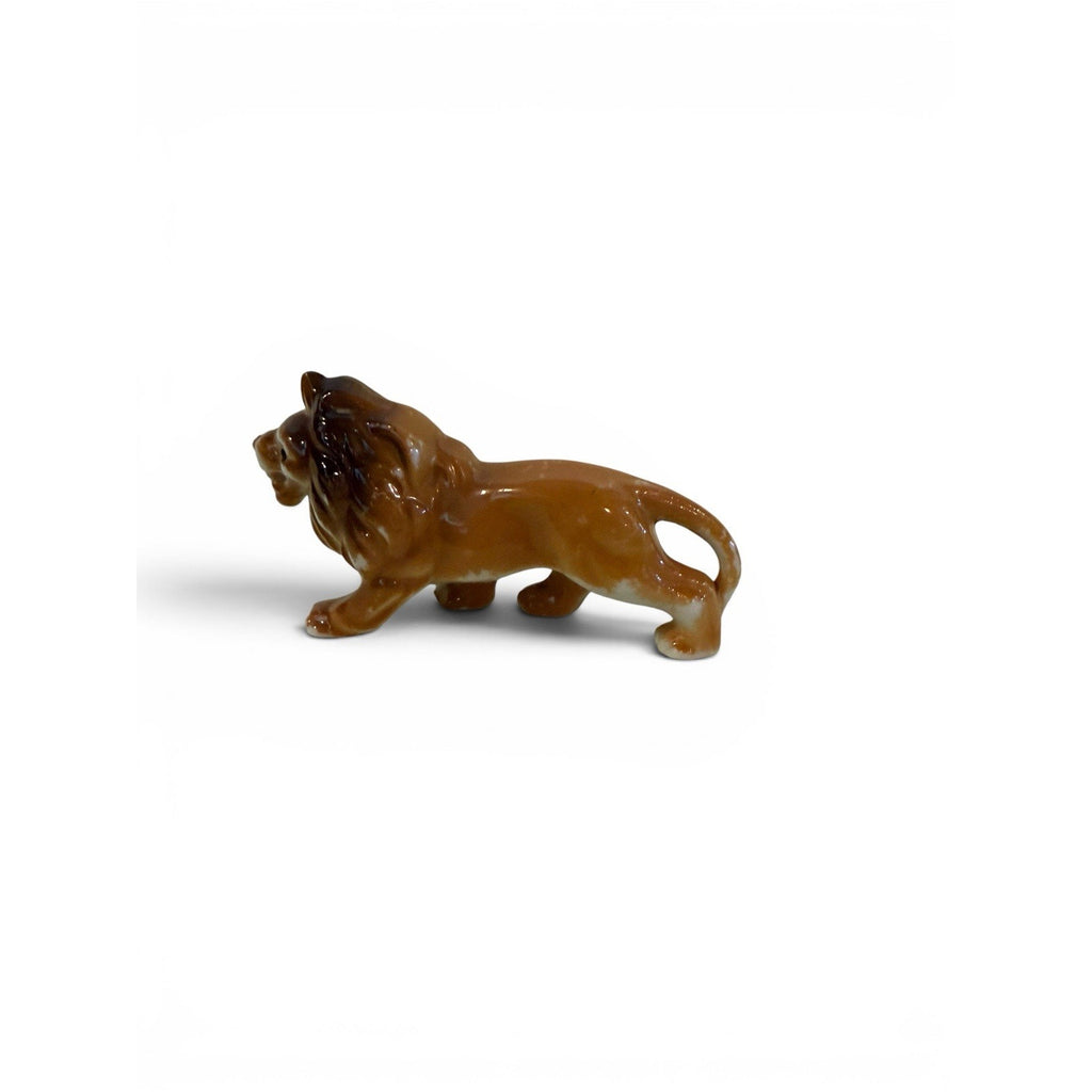 Vintage miniature Porcelain Ceramic Lion Japan