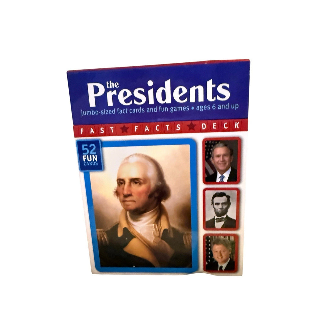 Big City Press 50 States & Presidents Fast Facts Decks 52 Fun Cards