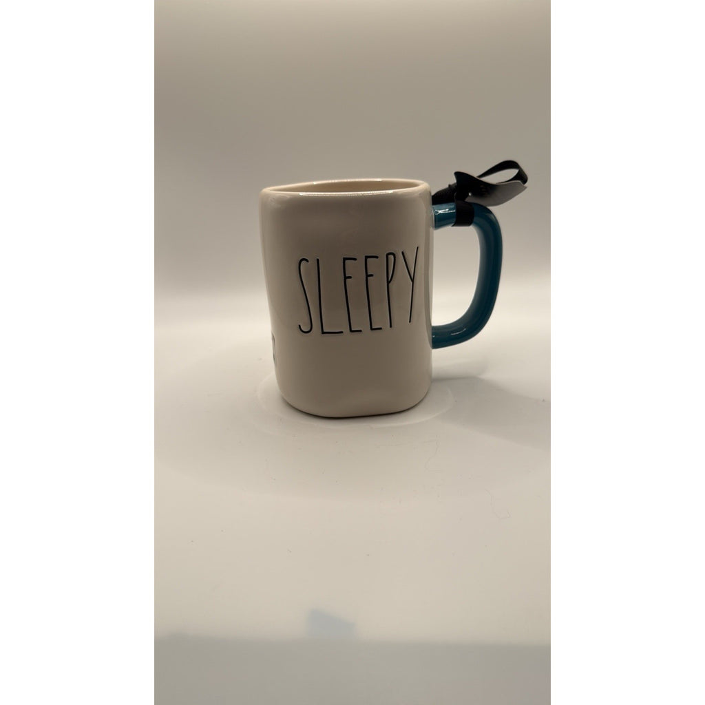 Sleepy Disney Rae Dunn Ceramic Mug Coffee Cup When Snow White & the Seven Dwarfs