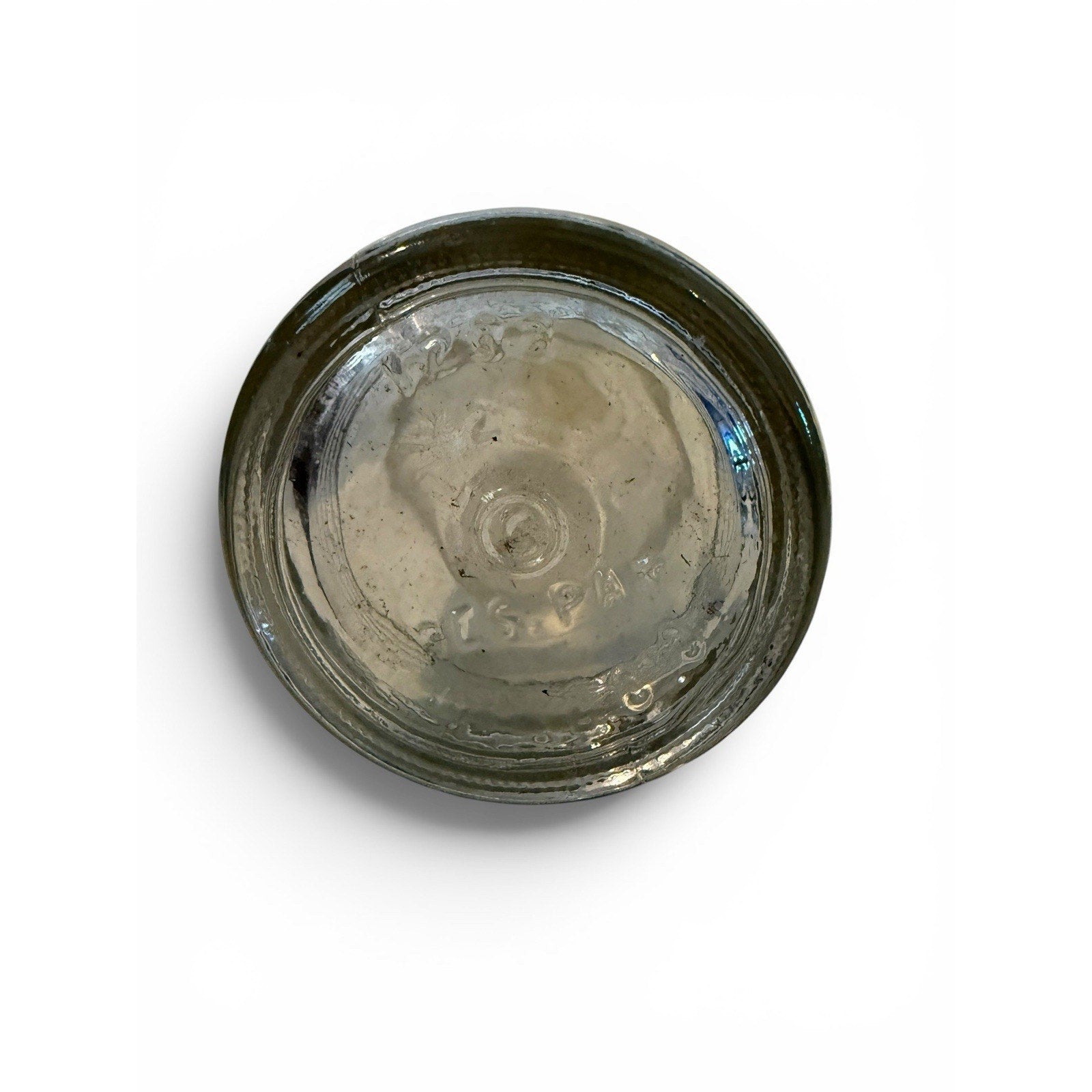 Vintage Nesbitt's Soda Ace Hi Cola Ribbed Embossed Clear Glass Bottle 8oz 8.5"
