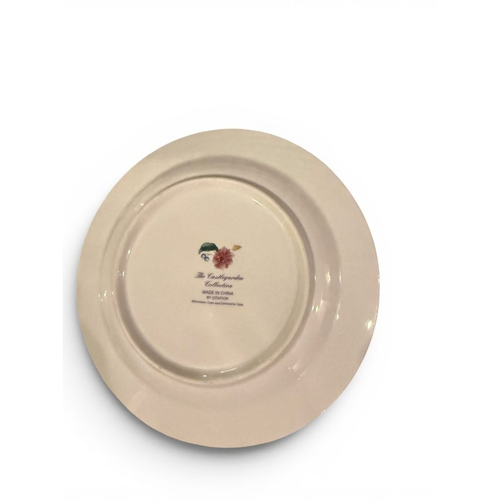 Citation Floral Pattern Salad Plates