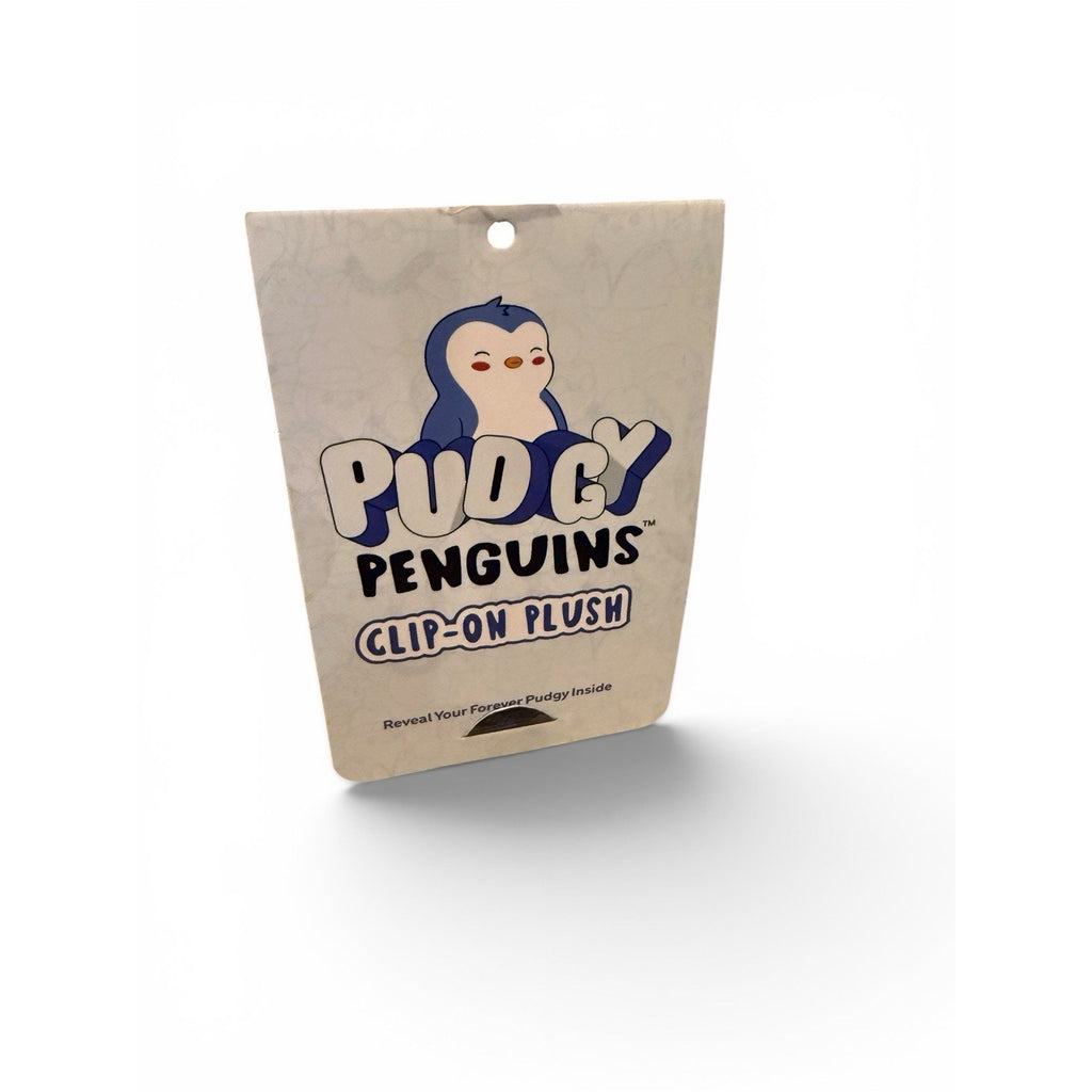 NEW, PUDGY PENGUINS CLIP-ON 4.5" PLUSH WITH CODE TO REVEAL YOUR FOREVER PUDGY