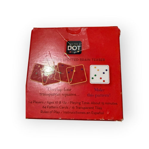 2012 - "On The Dot" by Brainwright, Brain Teaser Card Game