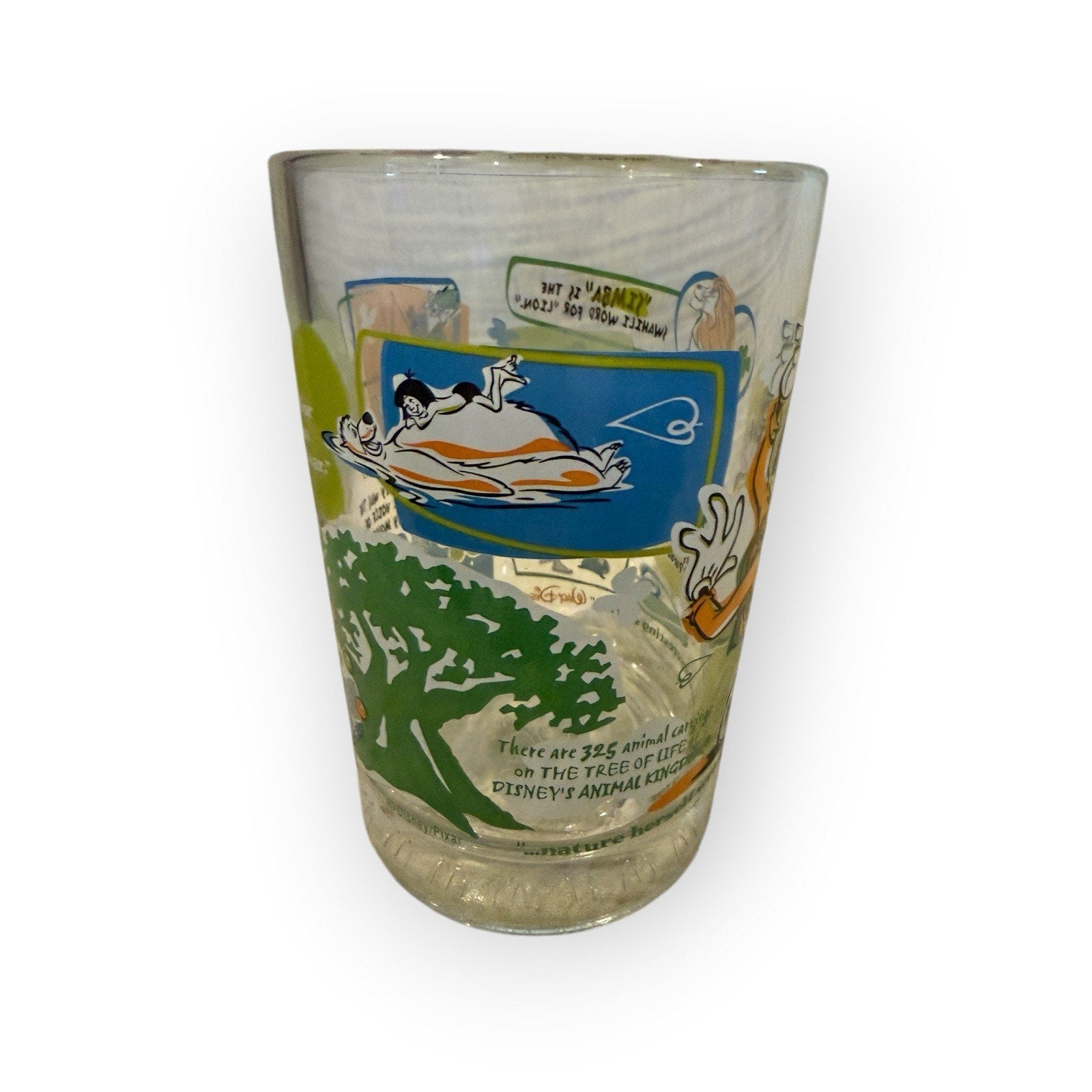 McDonalds - 100 Years Of Magic Collectors Glass Cup Walt Disney World Goofy