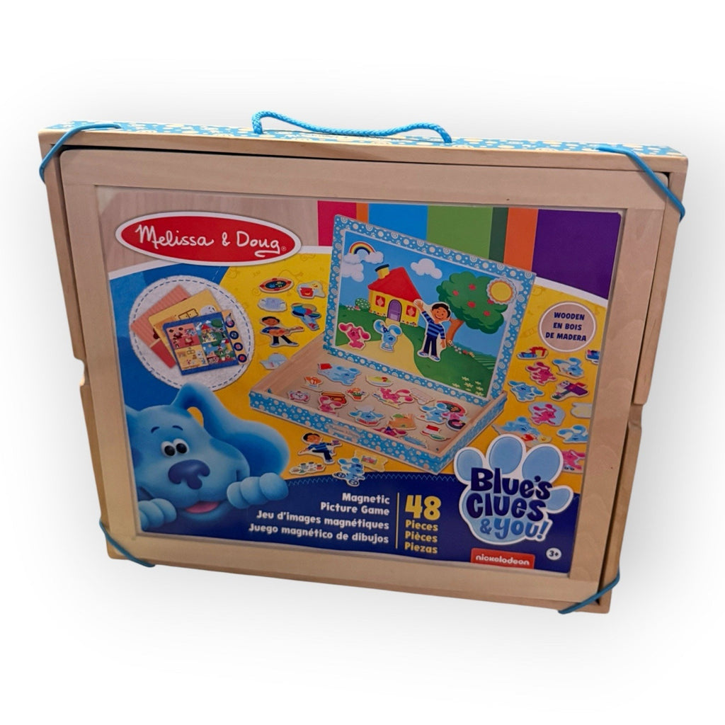 Melissa & Doug Blue's Clues & You! Wooden Magnetic Picture Game (48 Pieces)