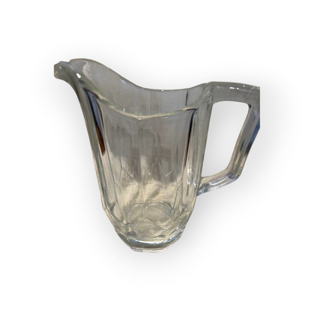 Vintage Heavy Glass Pitcher