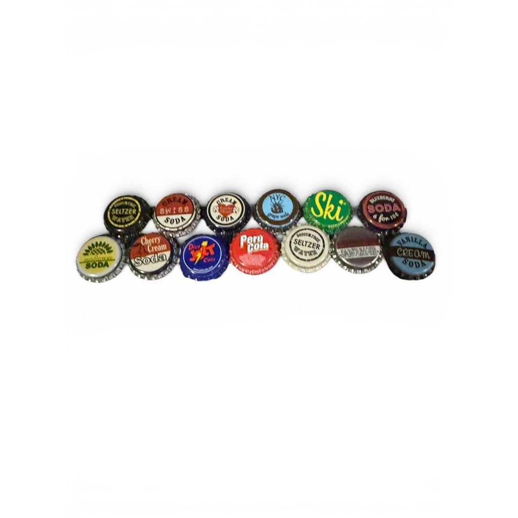 Vintage Soda Bottle Caps Collection