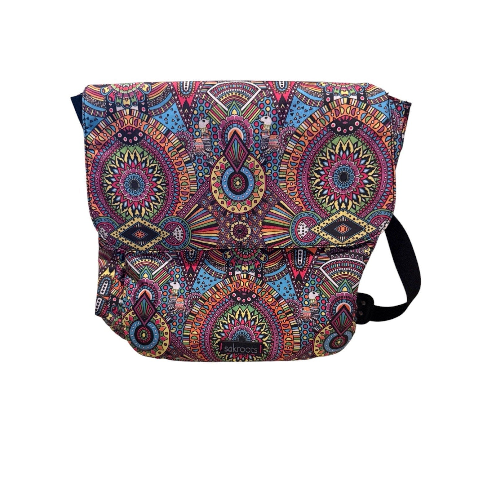 Sakroots Olympic Convertible Vegan Backpack, Rainbow Wanderlust, Indie Boho, NWT