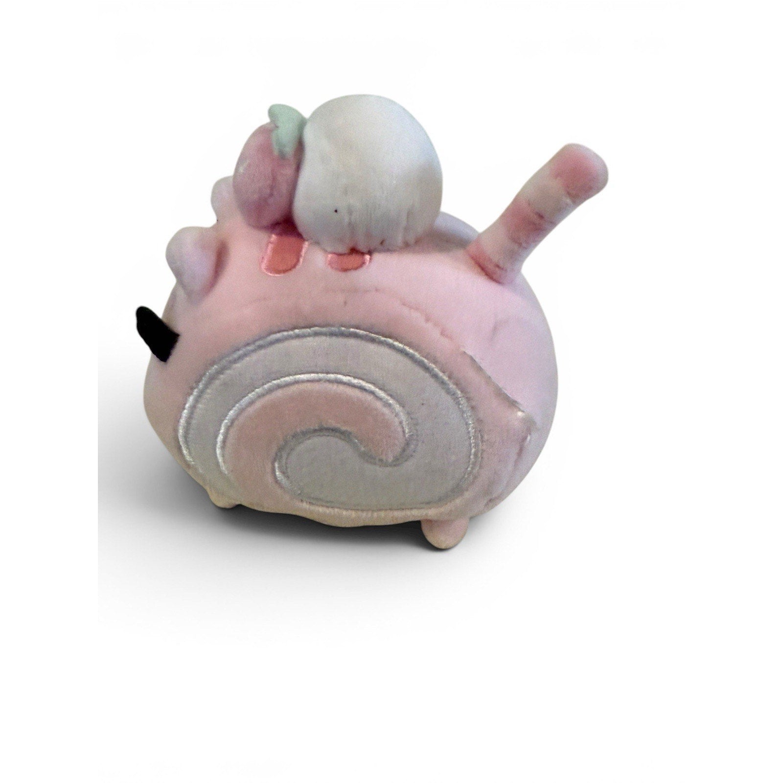 Pusheen Strawberry Roll Cake Mini Plush 2021 Sweets Dessert Gund 4" - RARE