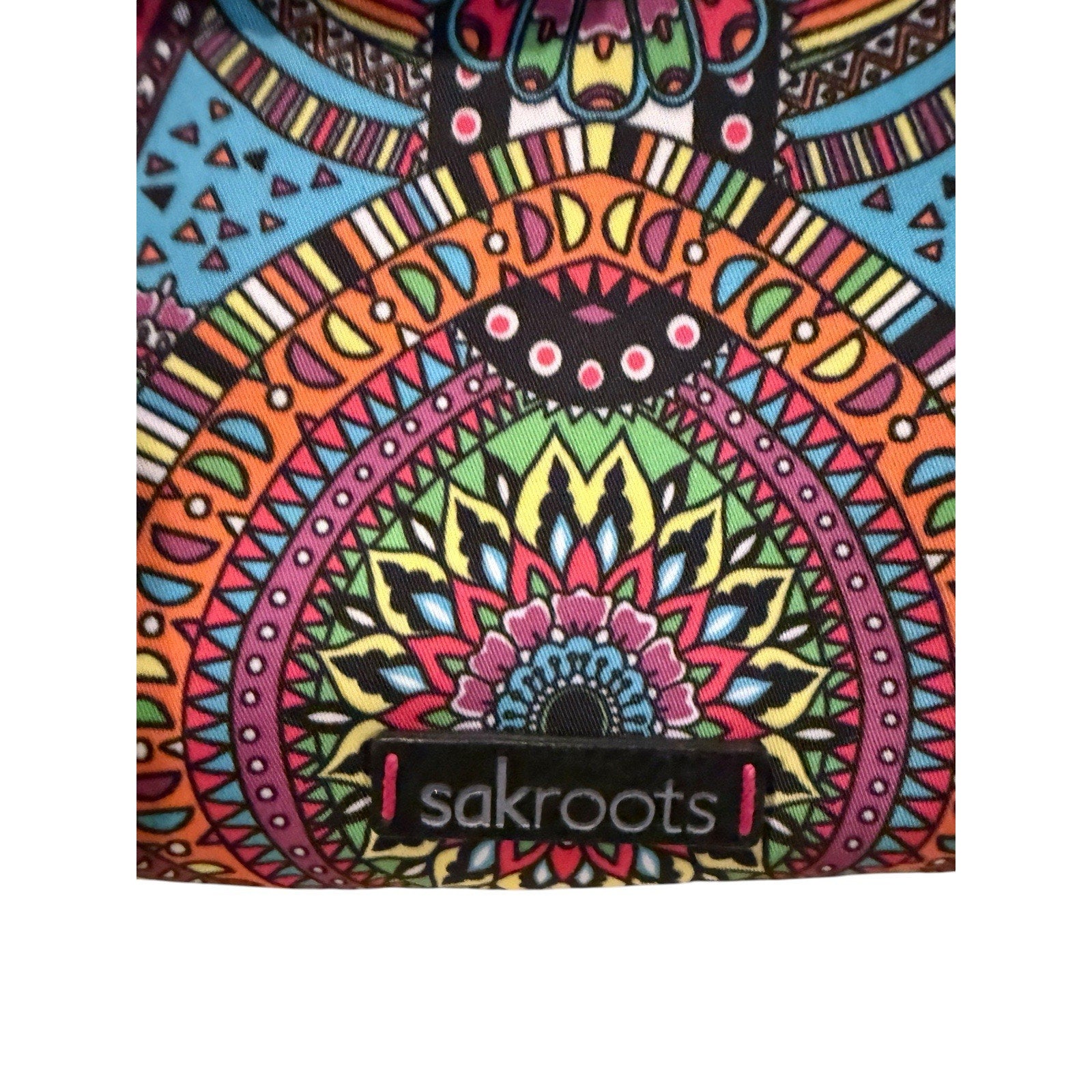 Sakroots Olympic Convertible Vegan Backpack, Rainbow Wanderlust, Indie Boho, NWT