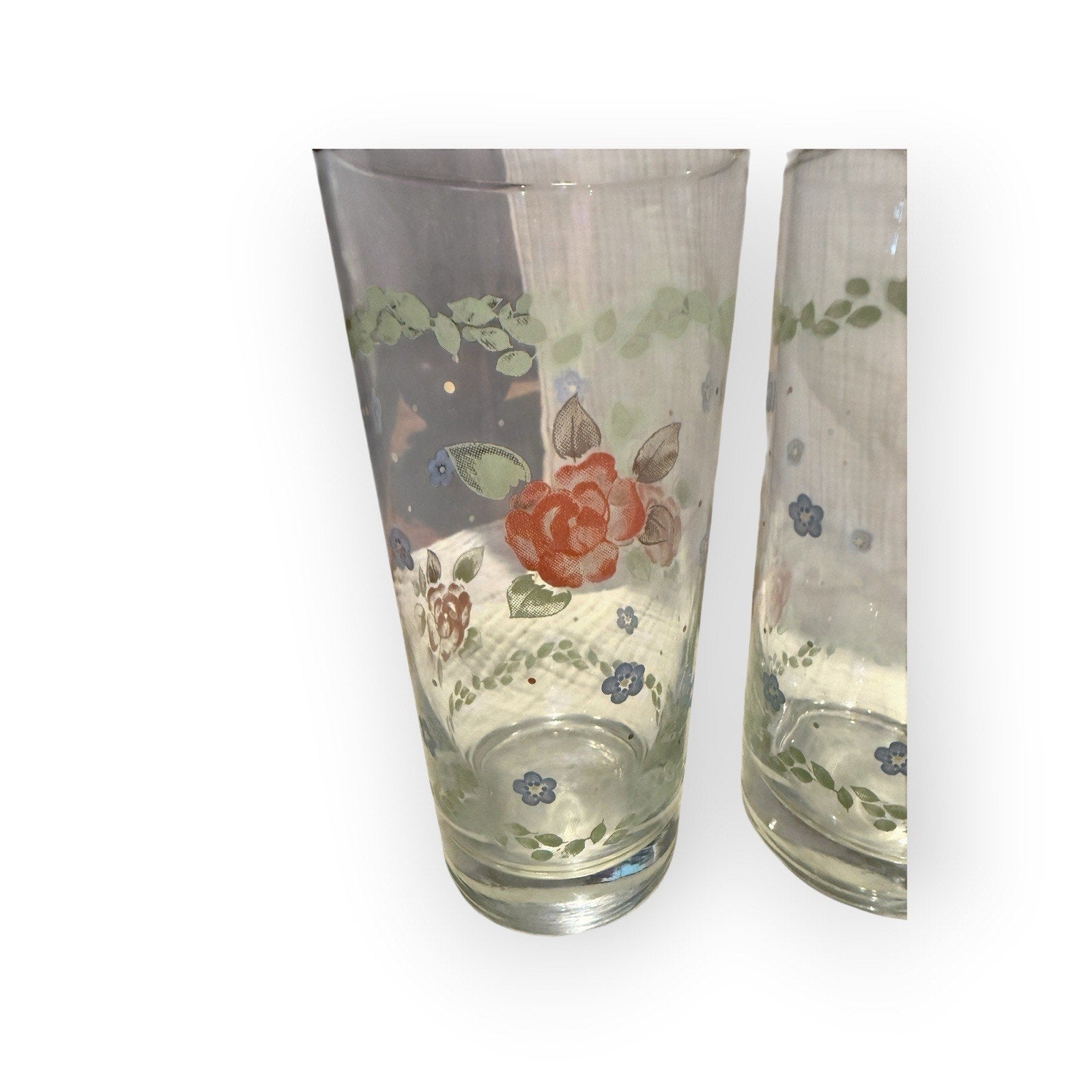 Pfaltzgraff Tea Rose 17 Oz Cooler Glass 5590882